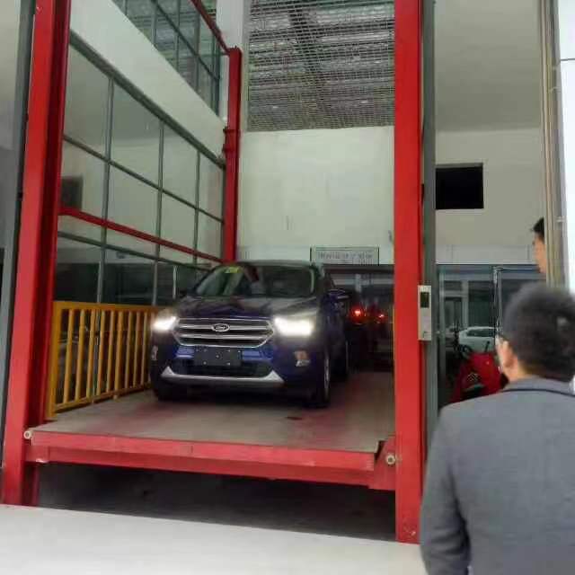 導軌式液壓升降載貨平臺